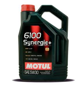 MOTUL 6100 5w30 Synergie+ A3/B4 4л. /Technosynthese®/, масло моторное